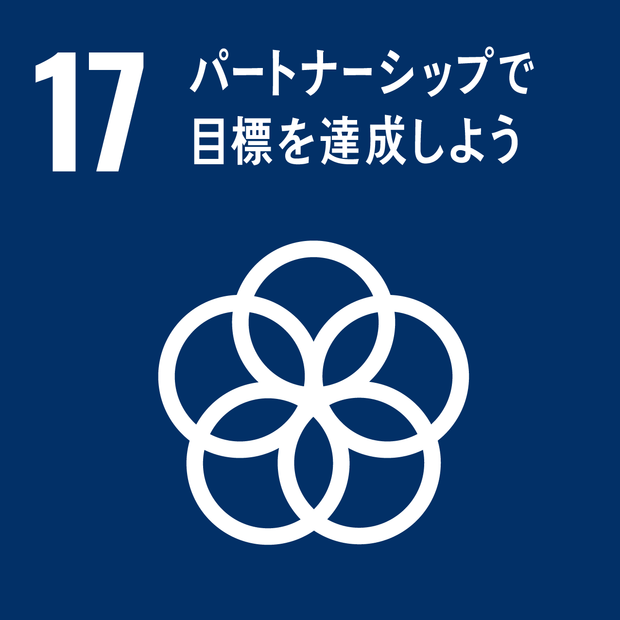 SDGs目標17 パートナーシップで目標を達成しよう
