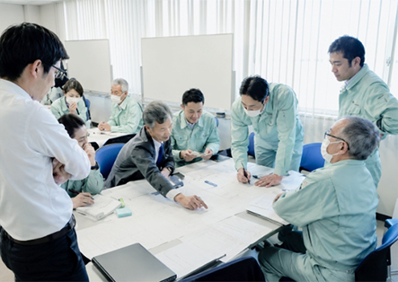 事業継続訓練の様子