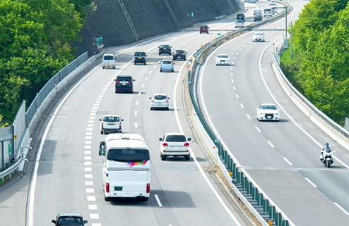 高速道路の様子