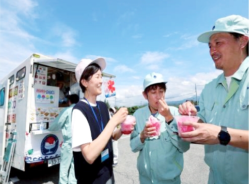 キッチンカー出店の様子